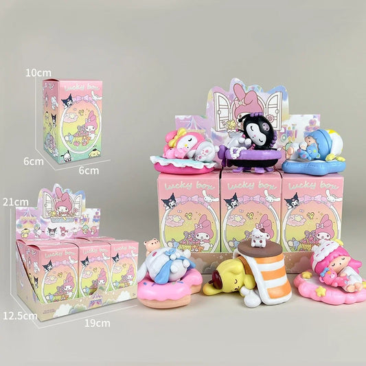 Sanrio Blind Box Sleep Safely Hello Kitty MyMelody Kuromi Pachacco