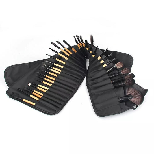 Portable 32-Piece Makeup Brush Set